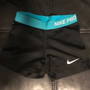 Black & Blue Nike Spandex